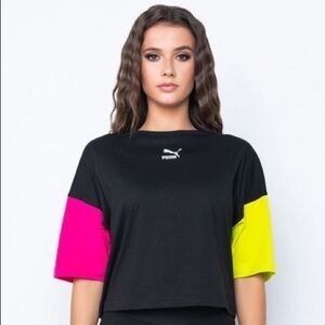 PUMA New With Tags CLASSIC BOYFRIEND TEE Size Medium